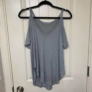 Charlotte Russe Cold-Shoulder Blouse